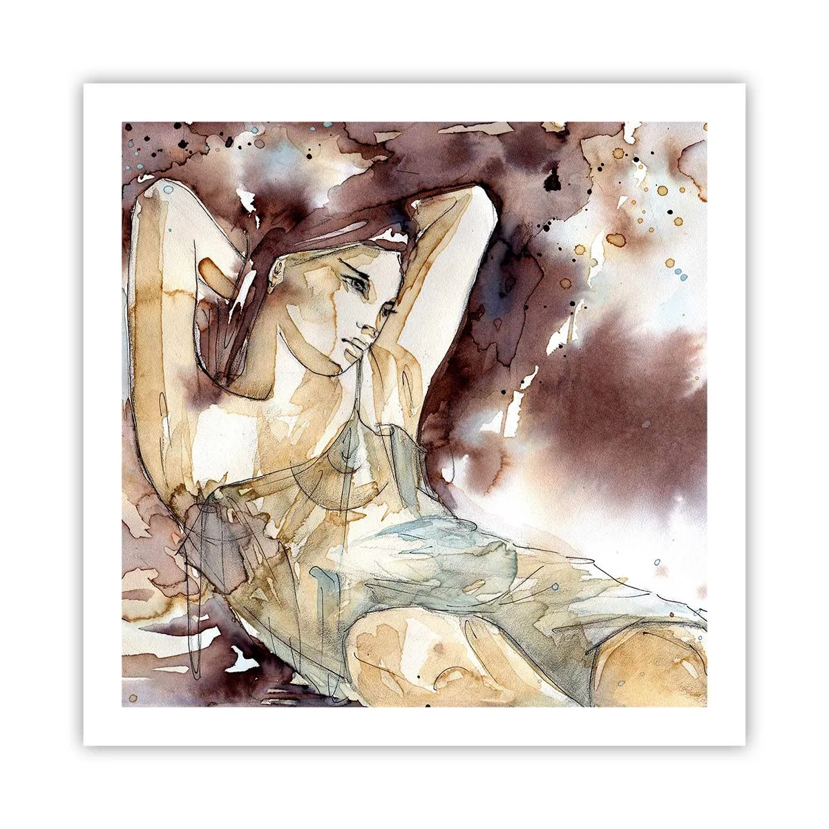 Poster - In lila Stimmung - 60x60 cm