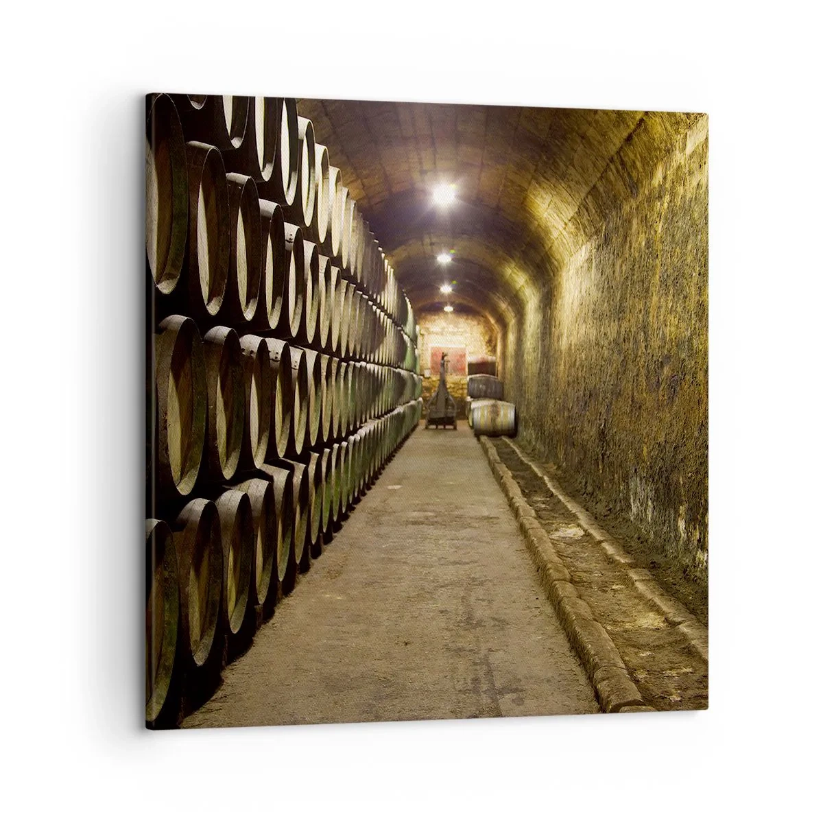 Bild auf Leinwand - Leinwandbild - Es ist gut, sich hinzulegen - 50x50 cm