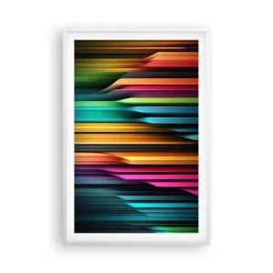 Poster in einem weißen Rahmen - Lichtorgan - 61x91 cm