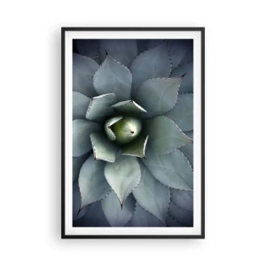 Poster in einem schwarzem Rahmen - Es lockt an und warnt - 61x91 cm