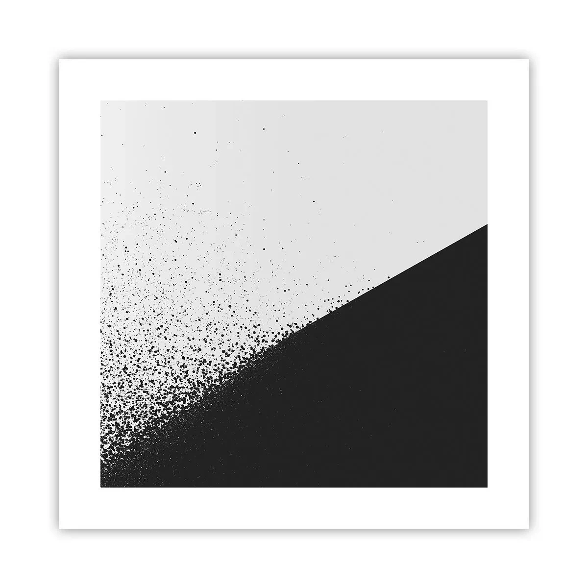 Poster - Immer schneller, immer mehr - 40x40 cm