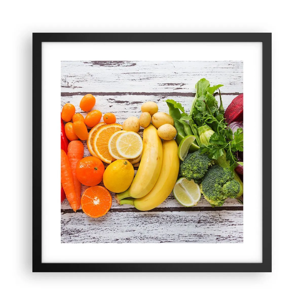 Poster in einem schwarzem Rahmen - Es ist nicht genug? - 40x40 cm