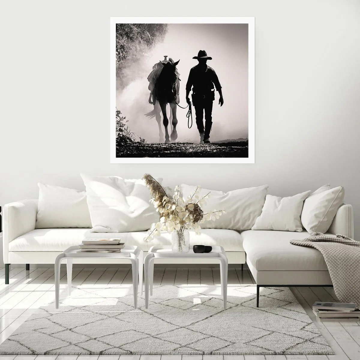 Poster - Texas-Morgen - 50x50 cm