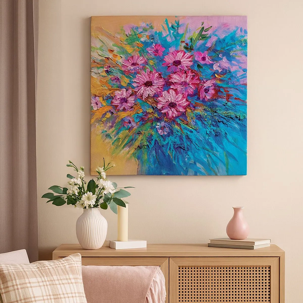 Bild auf Leinwand - Leinwandbild - Lebensenergie - 30x30 cm