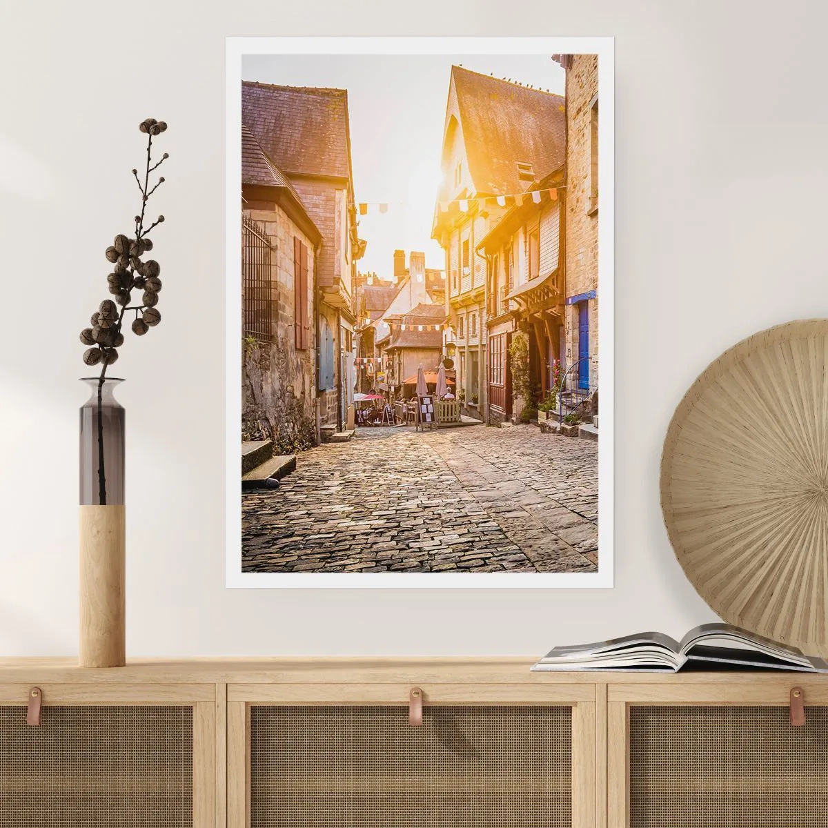 Poster - Der weiße Geist der Stadt - 70x100 cm