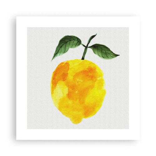 Poster - So schmeckt man die Sonne - 40x40 cm