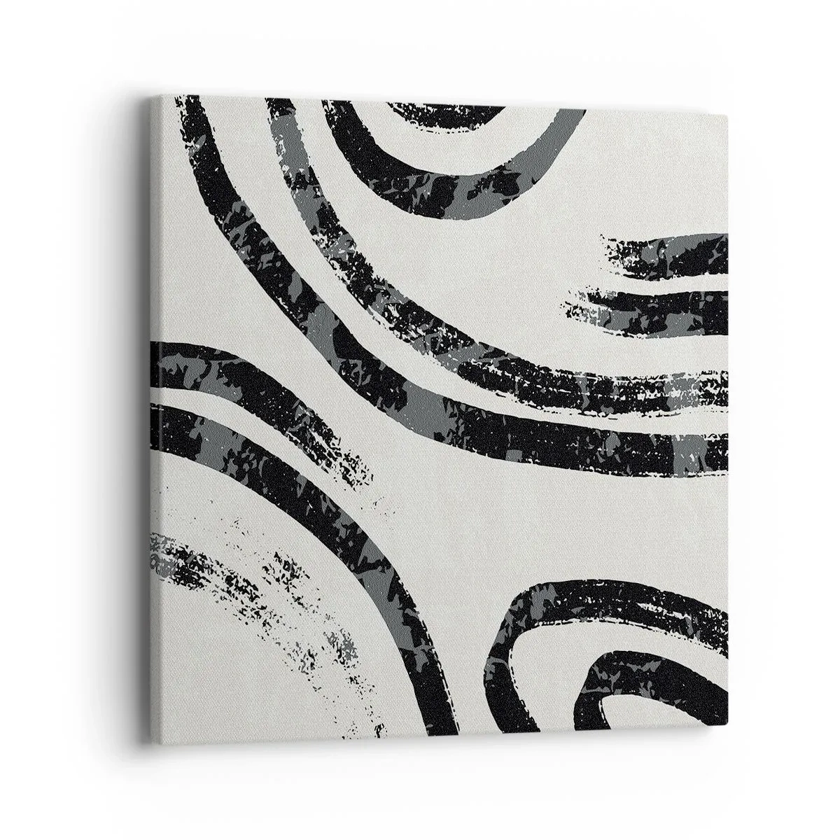 Bild auf Leinwand - Leinwandbild - Bei Hälfte angehalten - 40x40 cm