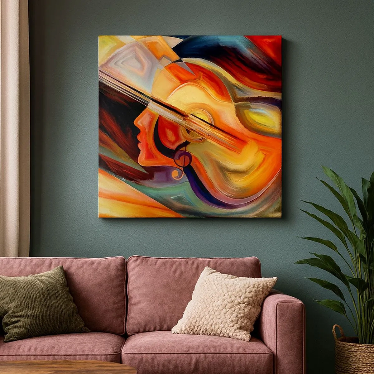 Bild auf Leinwand - Leinwandbild - Alles ist gut - 30x30 cm