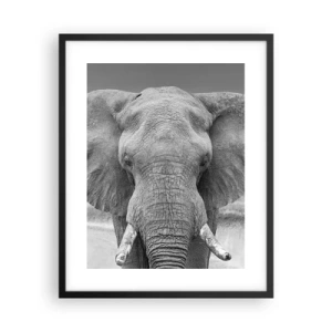 Poster in einem schwarzem Rahmen - Willkommen in meiner Welt - 40x50 cm