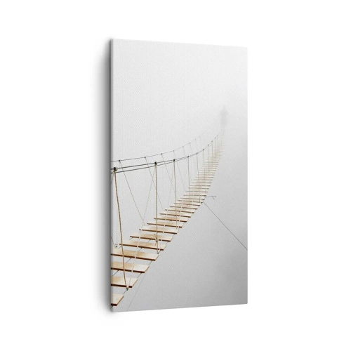 Bild auf Leinwand - Leinwandbild - Wohin wird es dich führen? - 45x80 cm