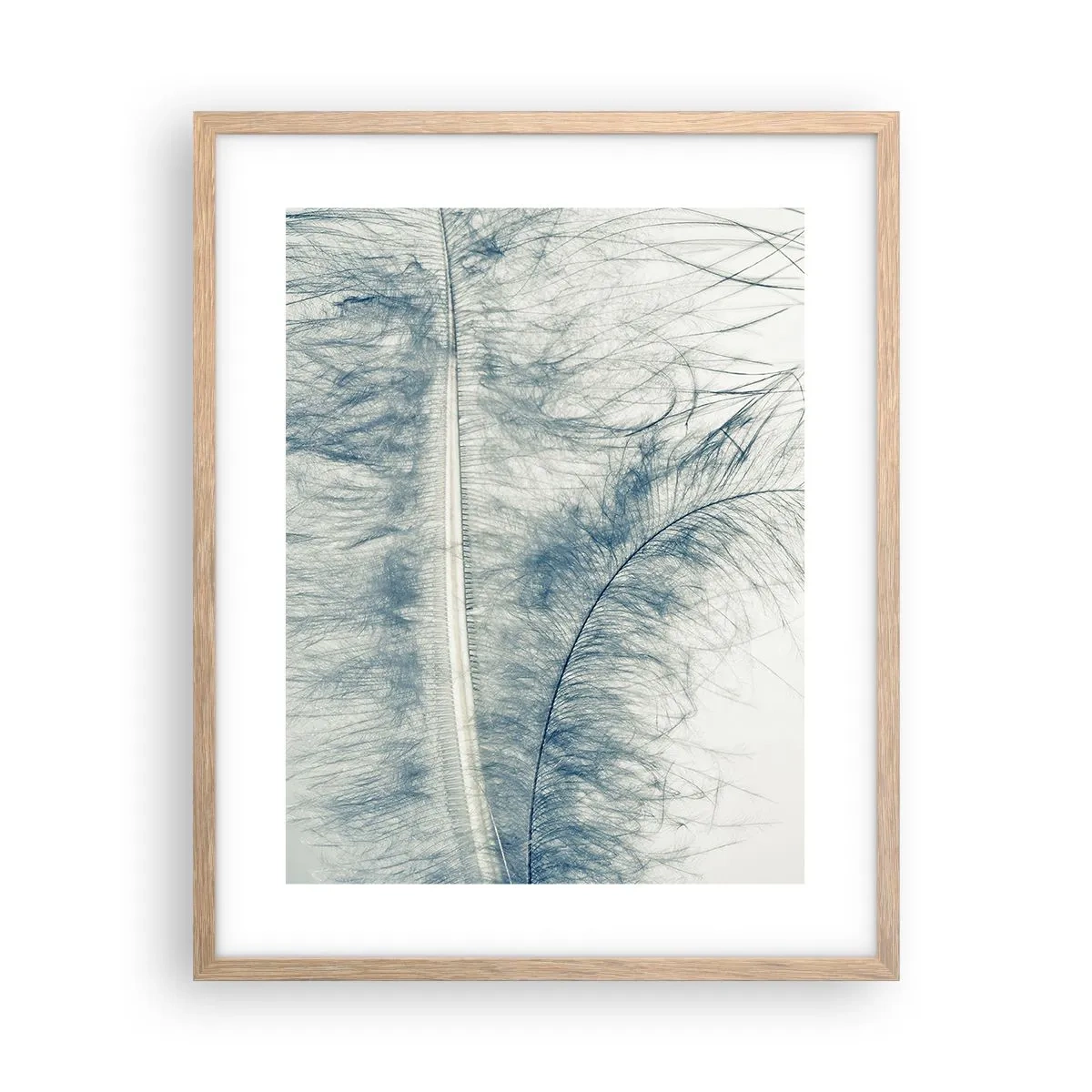 Poster in einem Rahmen aus heller Eiche - Flüstern der Natur - 40x50 cm