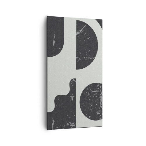 Bild auf Leinwand - Leinwandbild - Komposition oben und unten - 55x100 cm