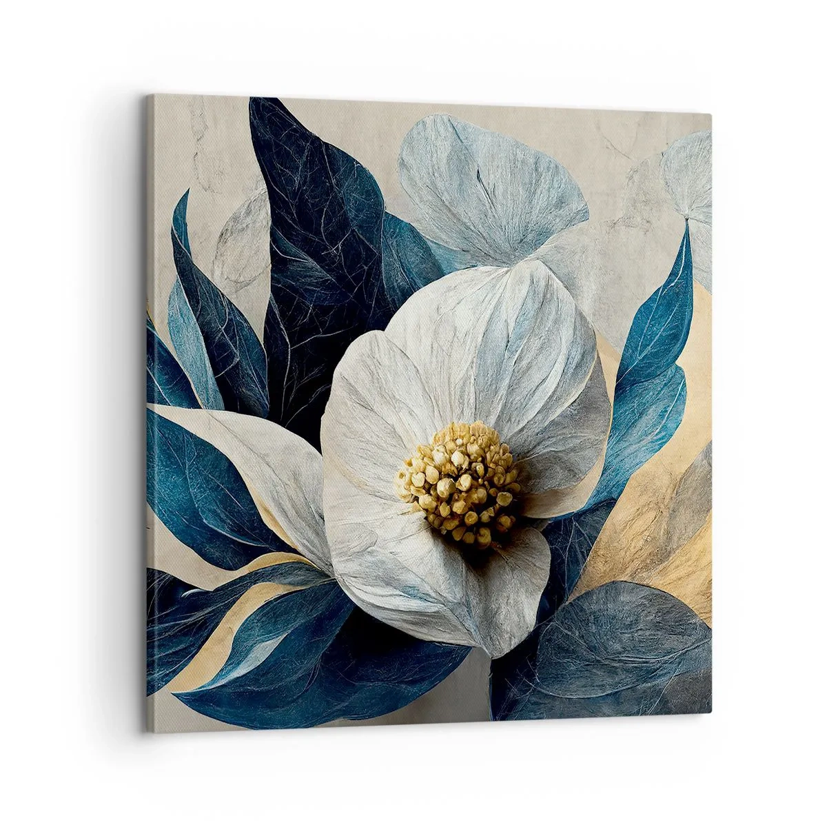 Bild auf Leinwand - Leinwandbild - Er hat ein Herz aus Gold - 60x60 cm