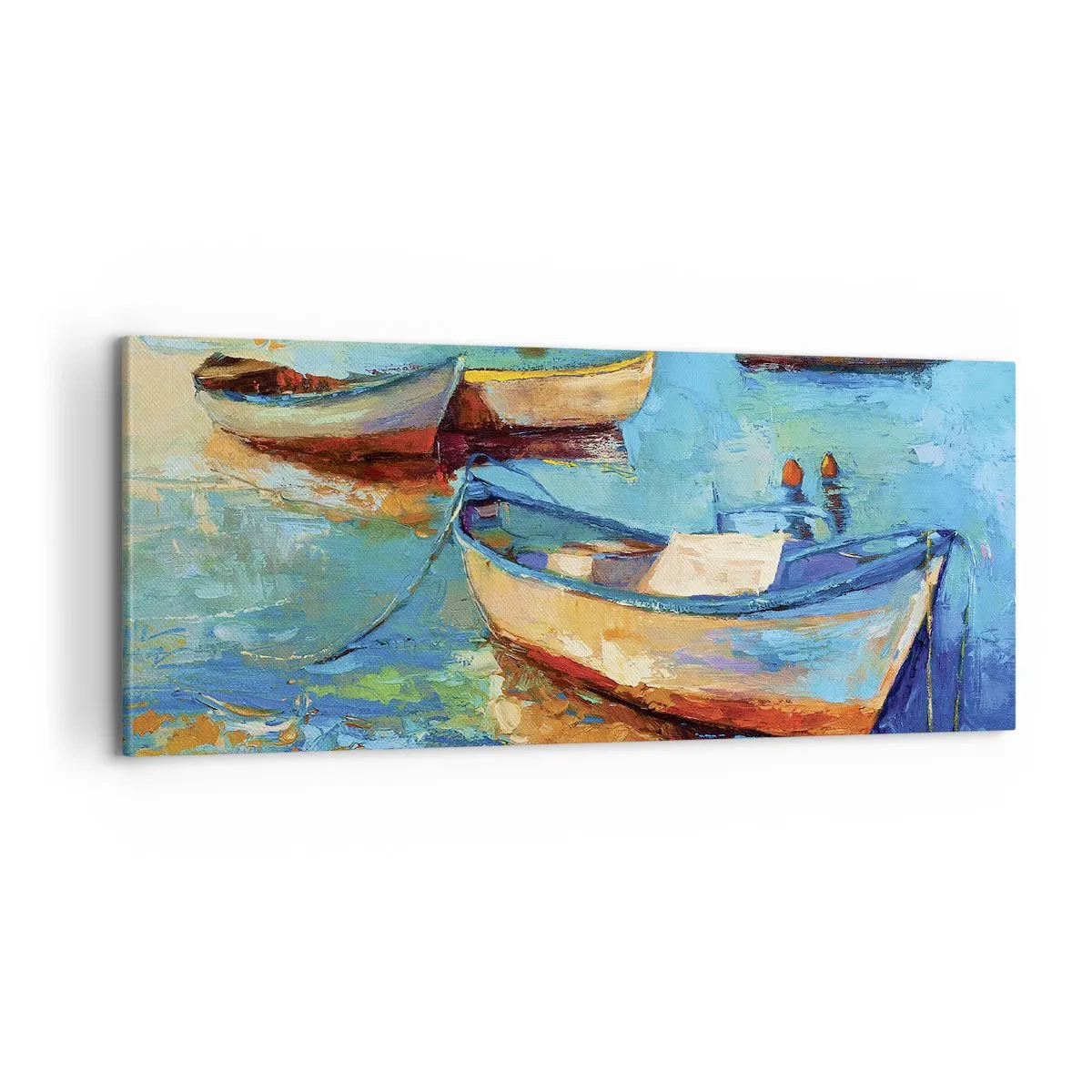 Bild auf Leinwand - Leinwandbild - In der südlichen Bucht - 100x40 cm