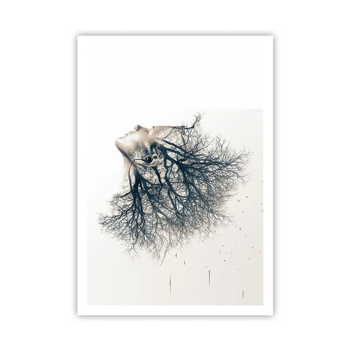 Poster - Dem Rauschen der Bäume lauschen - 70x100 cm