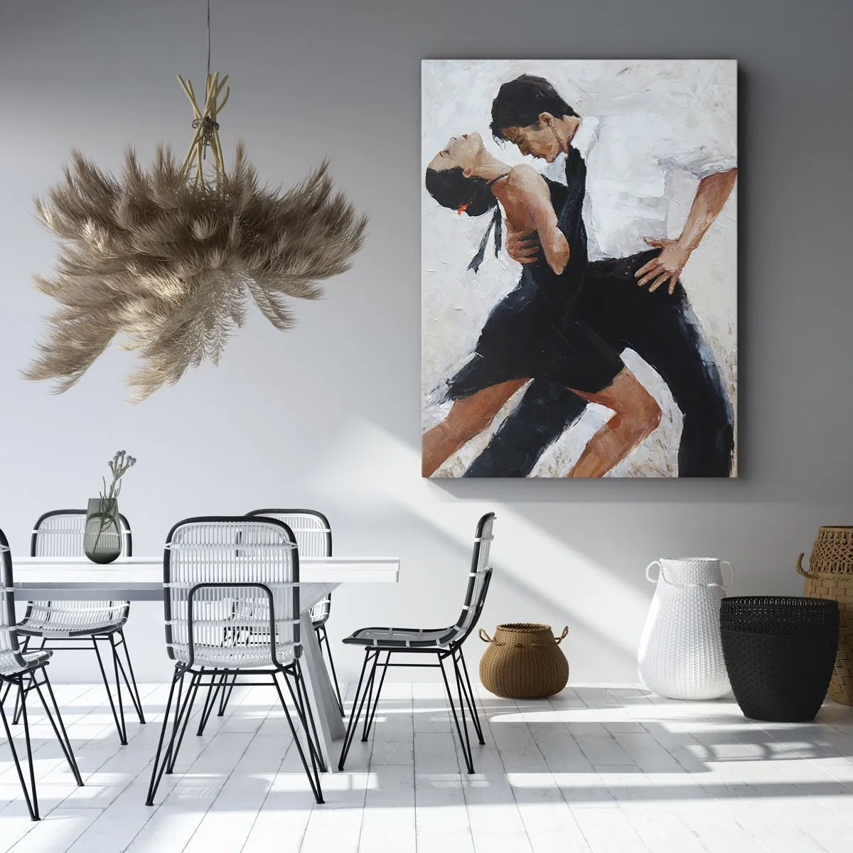 Bild auf Leinwand - Leinwandbild - Tango meiner Träume und Träume - 55x100 cm