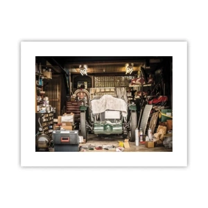 Poster - Zurück in die Vergangenheit - 40x30 cm