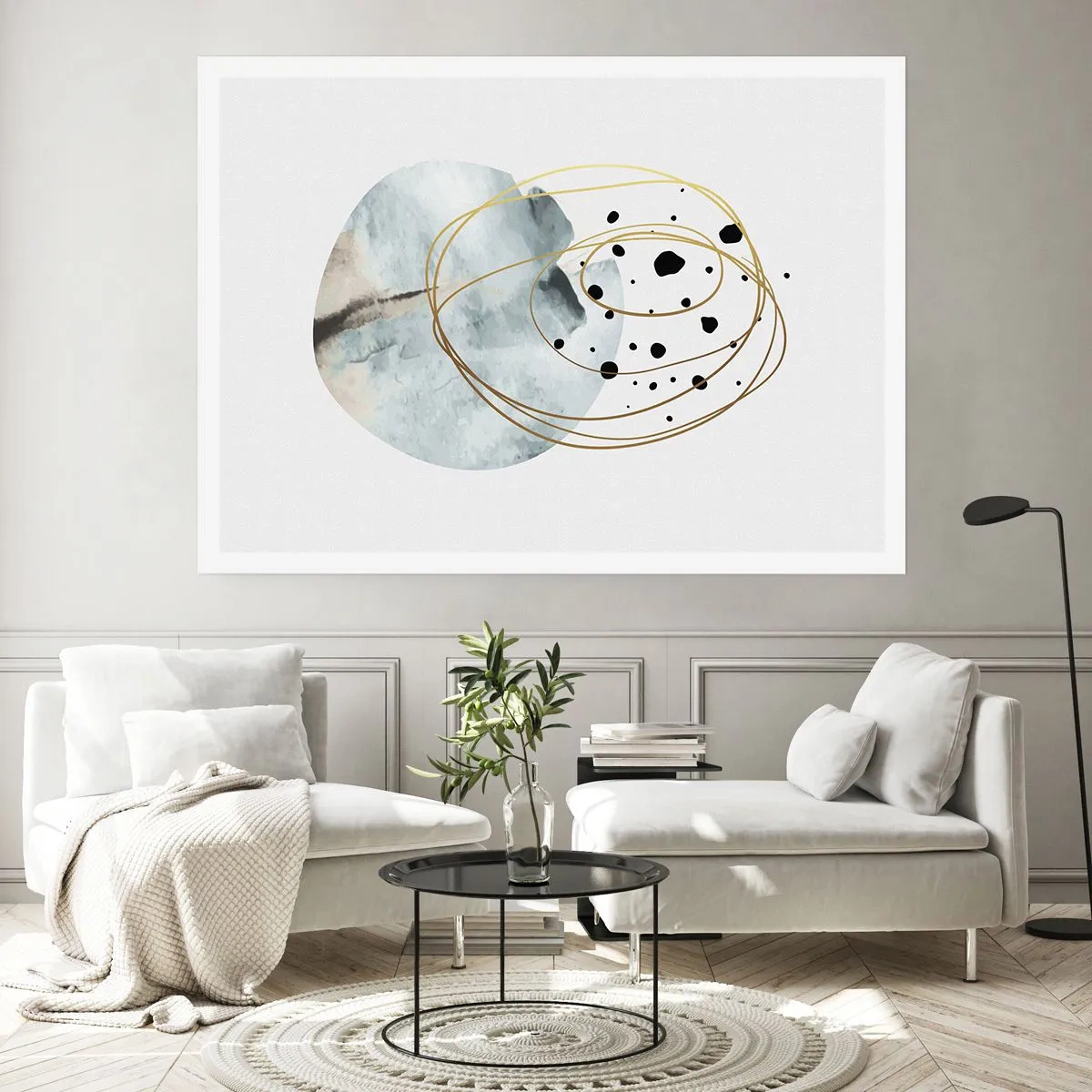 Poster - Vom Weltraum umarmt - 50x40 cm