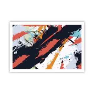 Poster - Dynamische Komposition - 91x61 cm