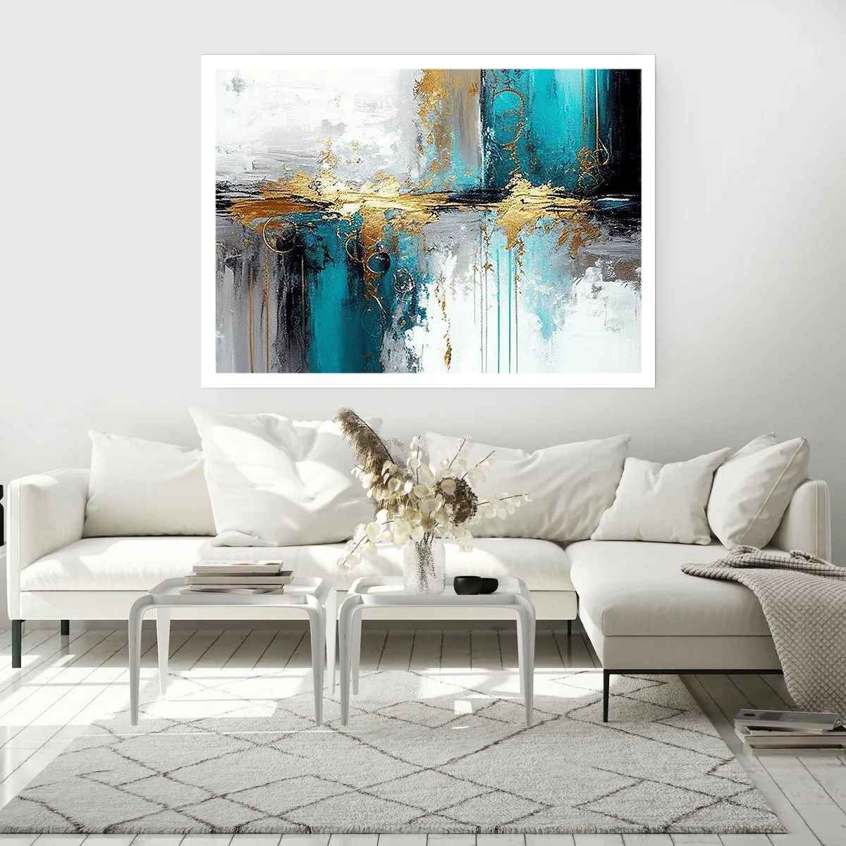 Poster - Alles fließt - 50x40 cm