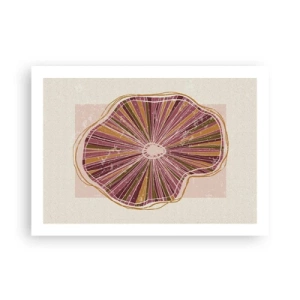 Poster - Strahlende Abstraktion - 70x50 cm