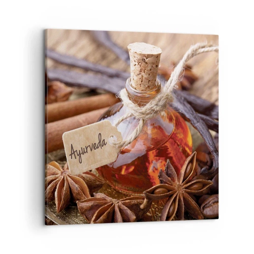 Bild auf Leinwand - Leinwandbild - Zur Einheit von Körper und Geist - 50x50 cm