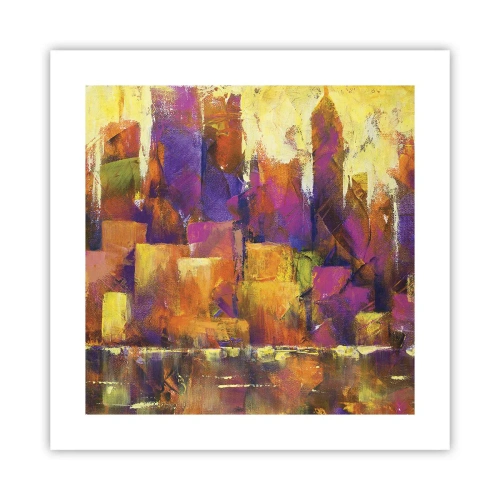 Poster - Metropolitische Komposition - 40x40 cm