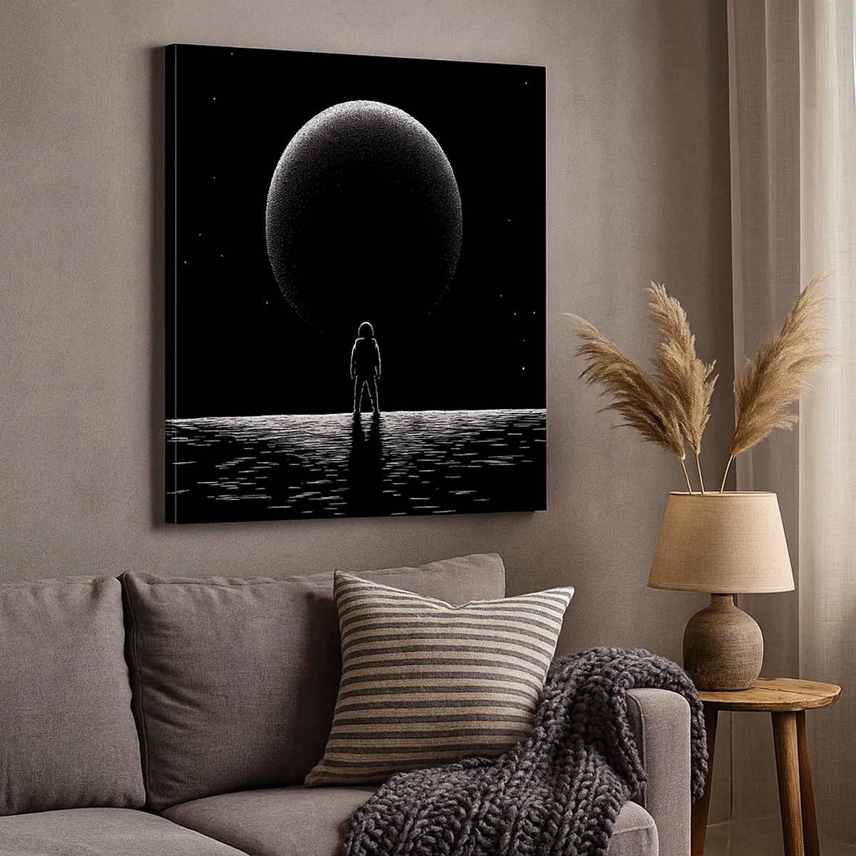 Bild auf Leinwand - Leinwandbild - Angesicht zu Angesicht - 30x30 cm