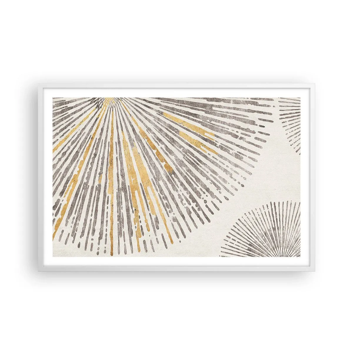 Poster in einem weißen Rahmen - Schönheit des Strahls - 91x61 cm