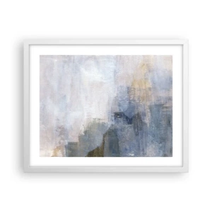 Poster in einem weißen Rahmen - Farbtöne und Akkorde - 50x40 cm