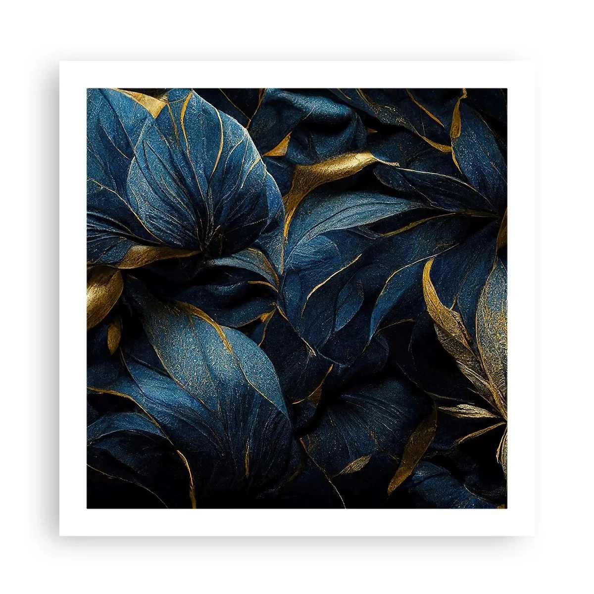 Poster - Mit Gold gefüttert - 60x60 cm