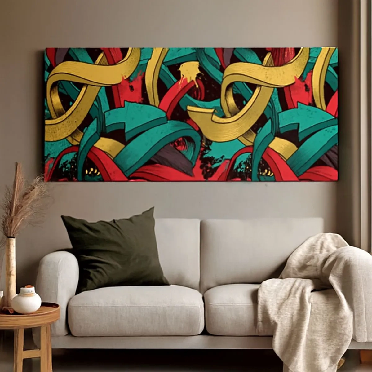 Bild auf Leinwand - Leinwandbild - Welcher Weg zum Ziel? - 100x40 cm