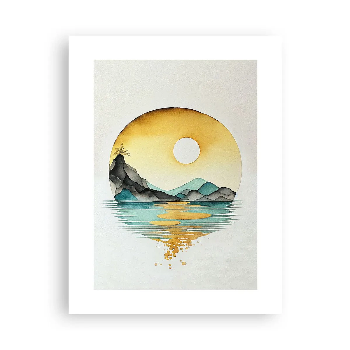 Poster - Im Kreis der Schönheit - 30x40 cm