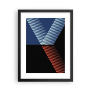 Poster in einem schwarzem Rahmen - Eine einfache Geschichte - 30x40 cm
