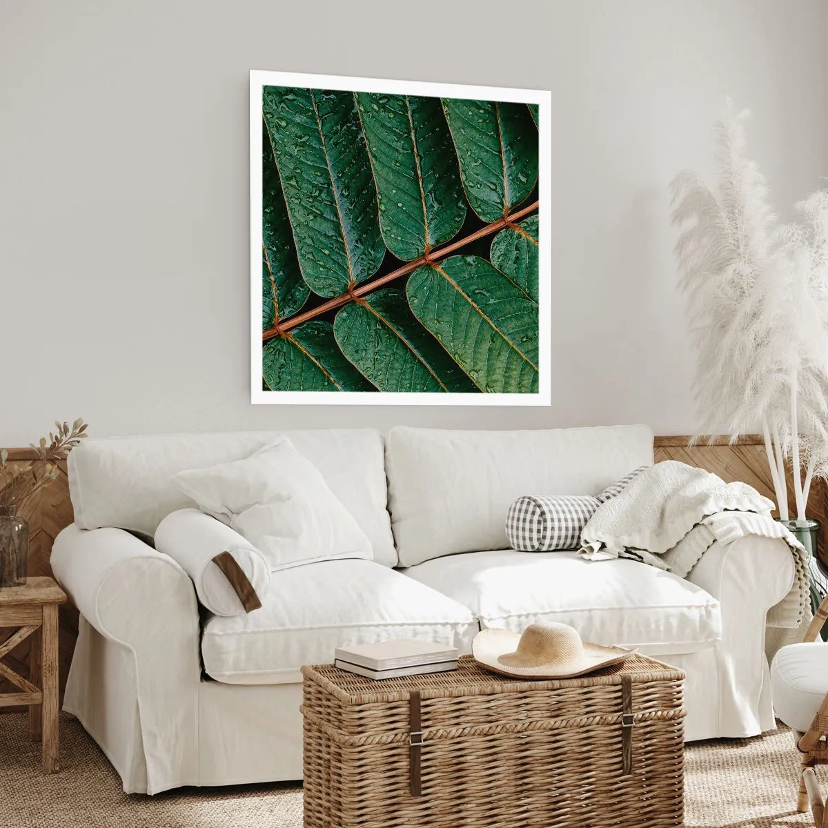 Poster - Im grünen Rhythmus - 50x50 cm