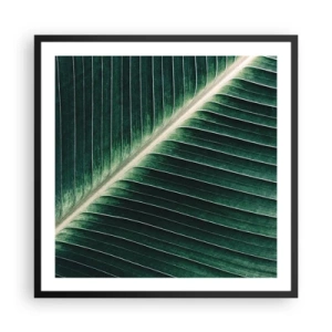 Poster in einem schwarzem Rahmen - Rhythmus der Natur - 60x60 cm