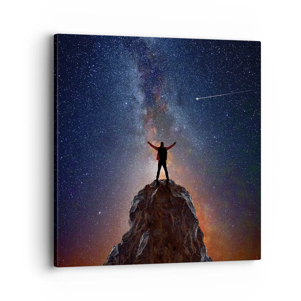 Bild auf Leinwand - Leinwandbild - Die Macht ist mit mir! - 40x40 cm