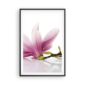 Poster in einem schwarzem Rahmen - Zart wie ein Frühlingswind - 61x91 cm