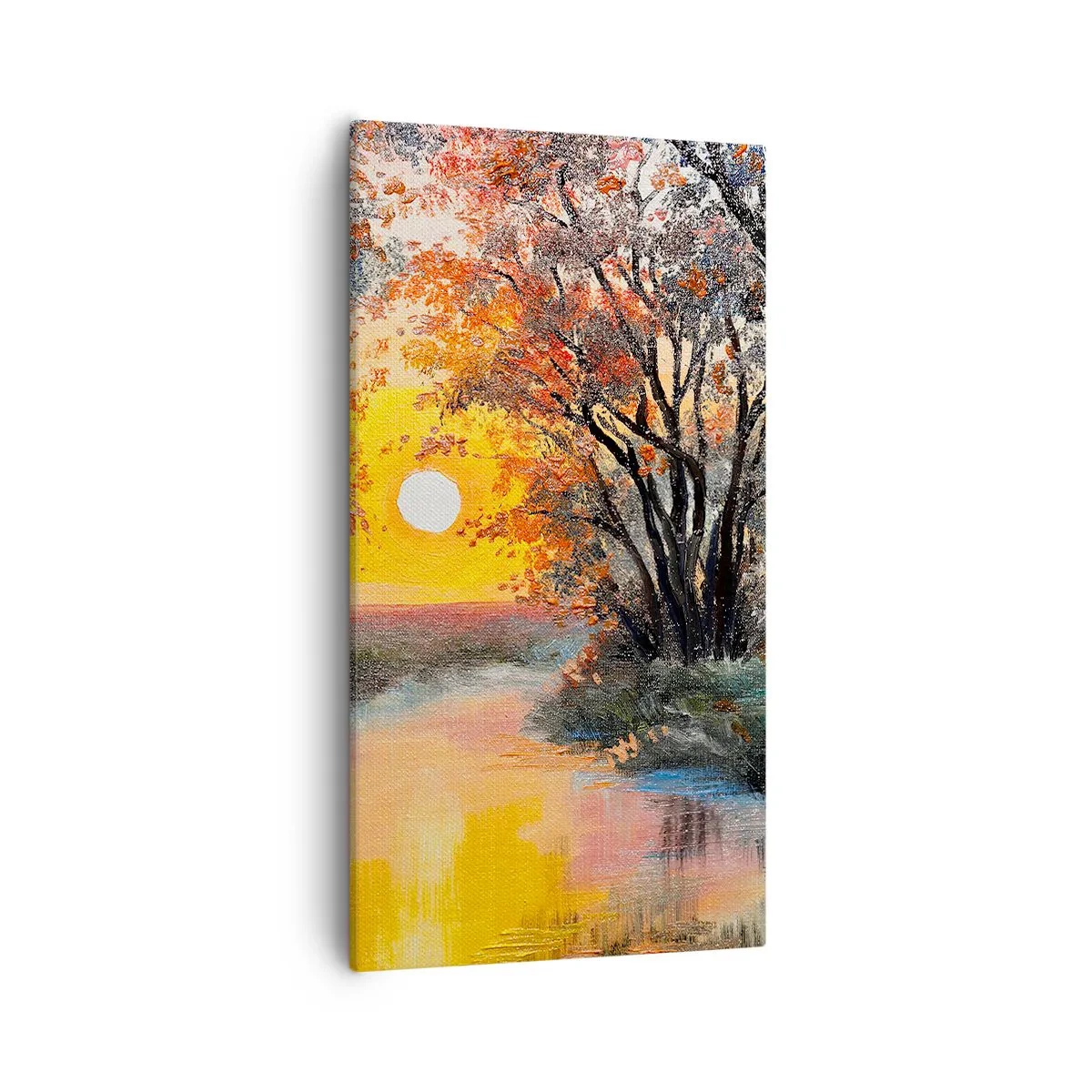 Bild auf Leinwand - Leinwandbild - Herbststimmung - 55x100 cm