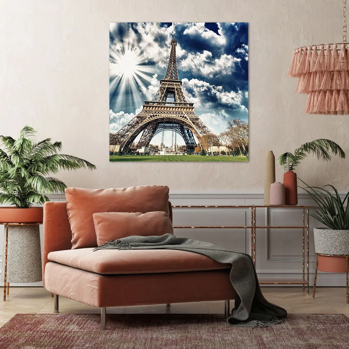 Bild auf Leinwand - Leinwandbild - Die Einzige unter der Sonne - 40x40 cm