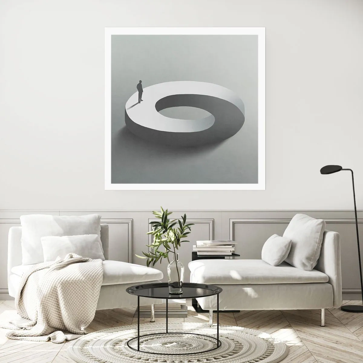 Poster - Und wie soll man davon klug werden - 60x60 cm