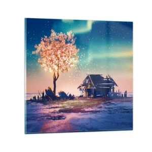 Glasbild - Bild auf glas - Die Natur vergeht nicht - 70x70 cm