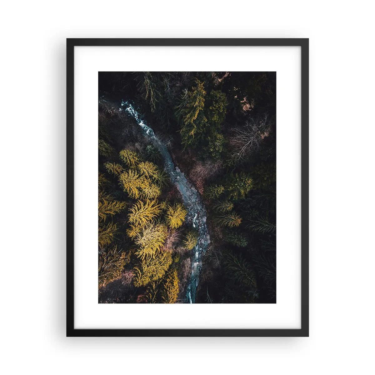 Poster in einem schwarzem Rahmen - Schnell und immer schneller - 40x50 cm