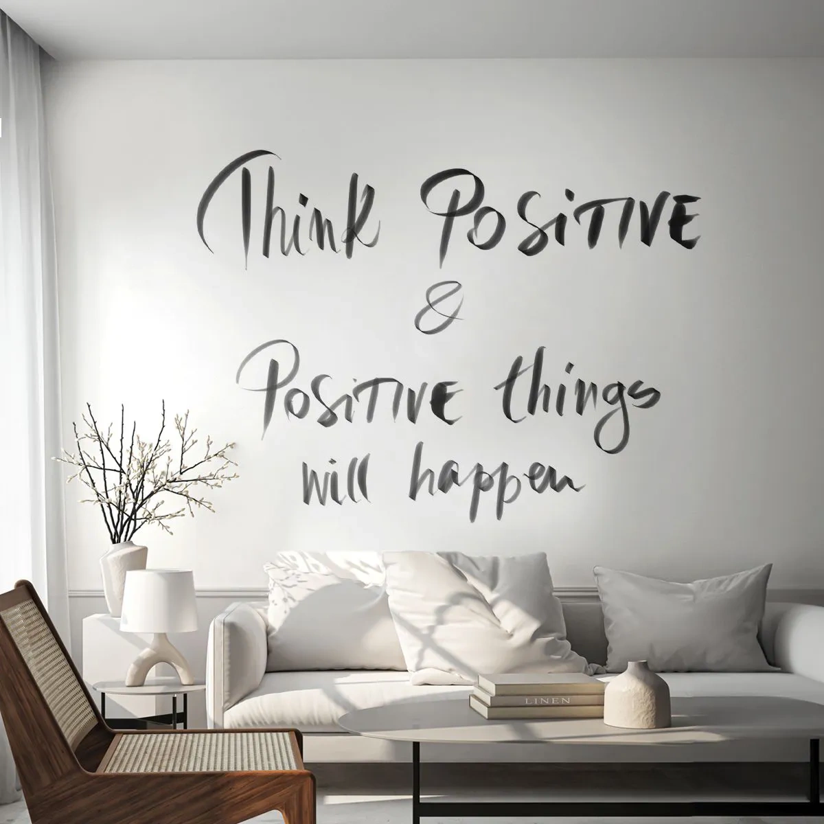Fototapete Premium Sand - Motivierendes Zitat in eleganter schwarzer Schrift auf weißem Hintergrund - 100x70cm - Wie soll man leben? - Moderne Wanddekoration für Wohnzimmer und Schlafzimmer ARTTOR