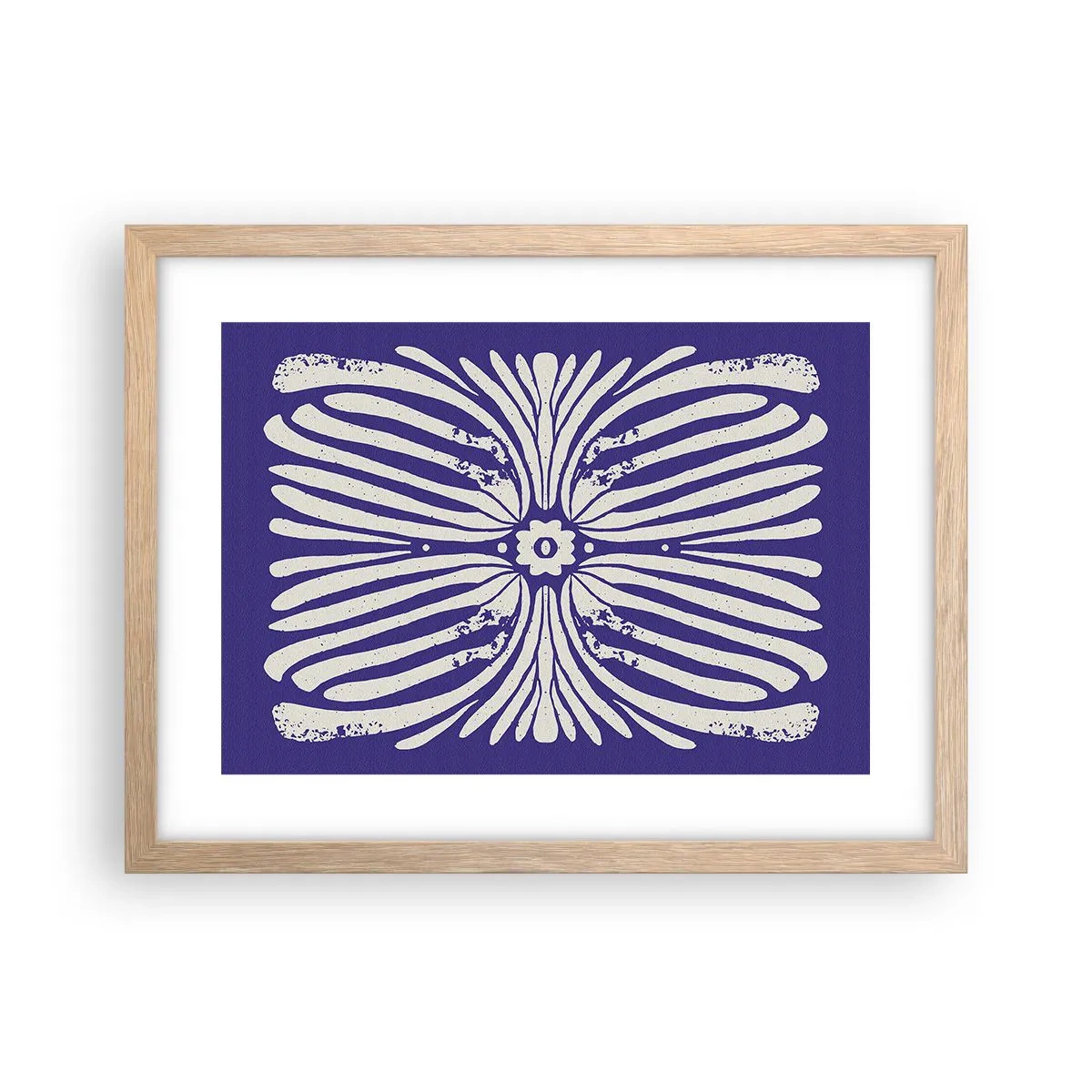 Poster in einem Rahmen aus heller Eiche - Ethnische Inspirationen - 40x30 cm