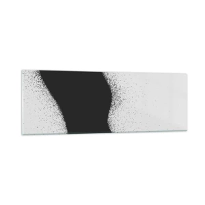 Glasbild - Bild auf glas - Flüssiges Gleichgewicht - 90x30 cm