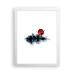 Poster in einem weißen Rahmen - Japanische Sicht - 30x40 cm