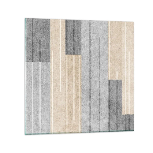 Glasbild - Bild auf glas - Komposition: Vertikal halten - 70x70 cm