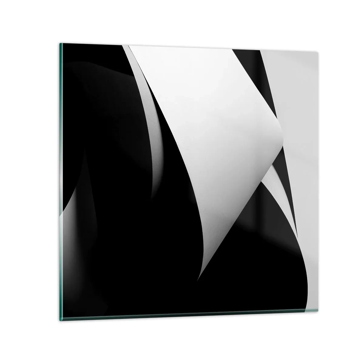 Glasbild - Bild auf glas - Lichtflächen aus der Schattentiefe - 40x40 cm