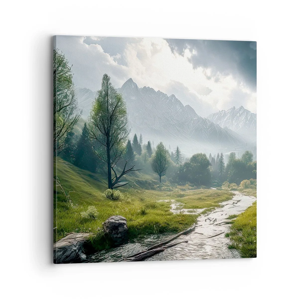 Bild auf Leinwand - Leinwandbild - Hin und zurück - 70x70 cm